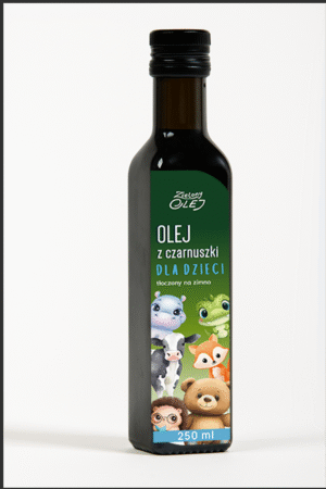 Olej z czarnuszki dla dzieci