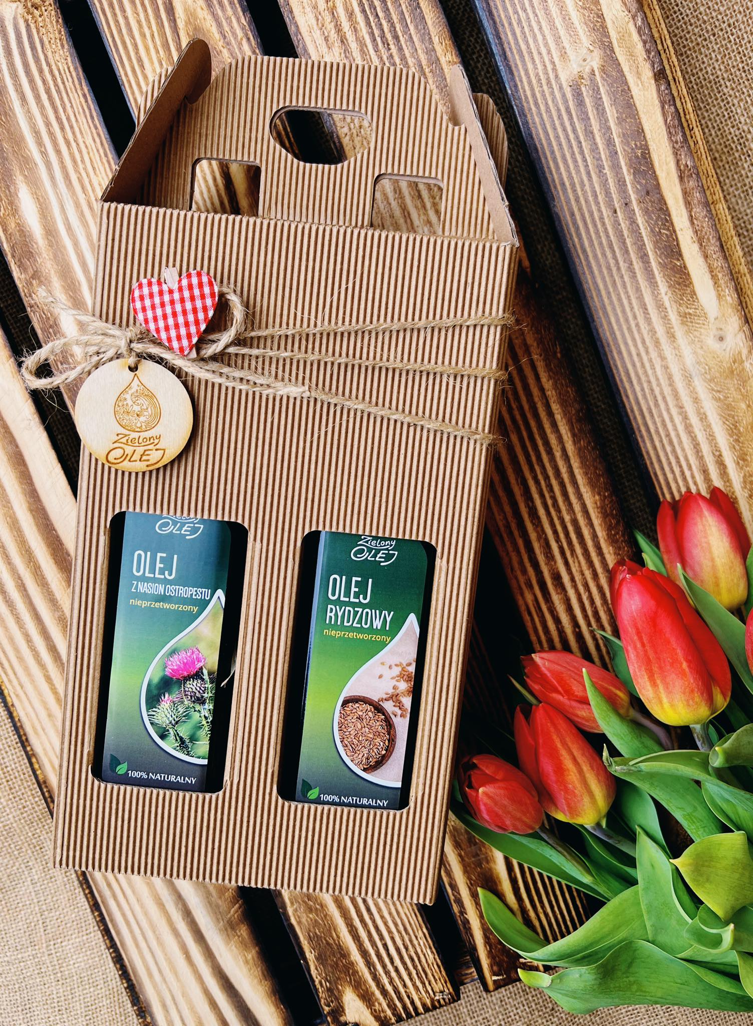 Zestaw prezentowy olej z ostropestu + rydzowy - obrazek 2