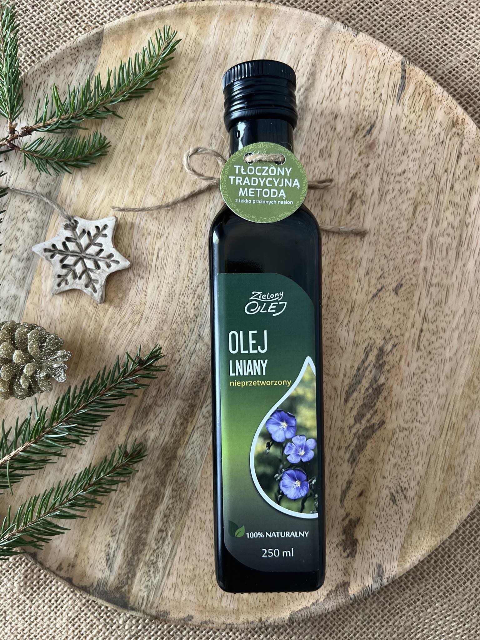 Olej lniany Świąteczny