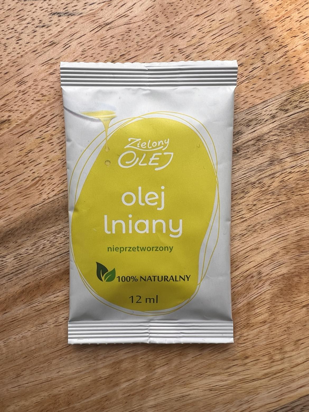 Olej lniany 12ml saszetka