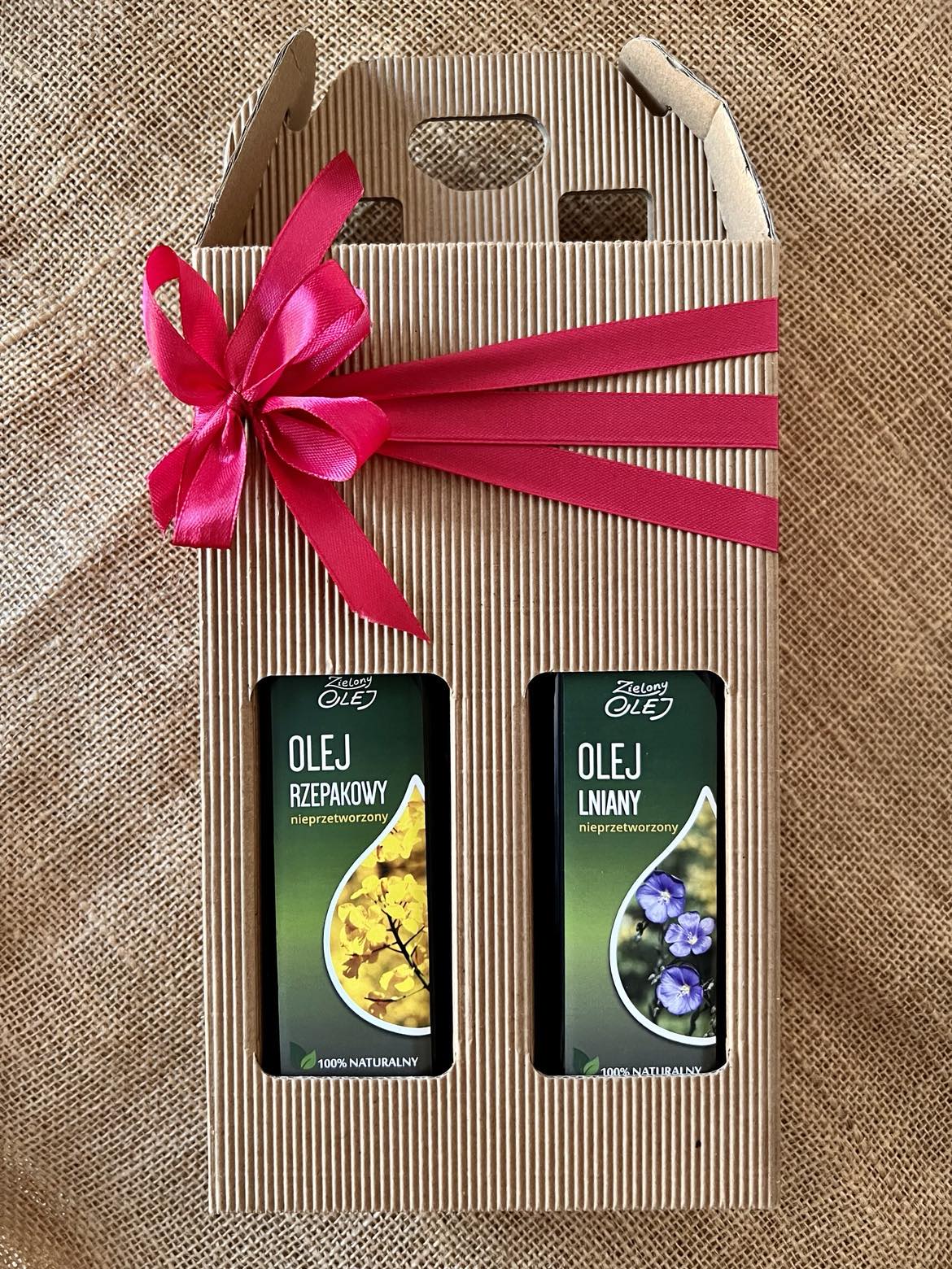 Zestaw olej rzepakowy + olej lniany