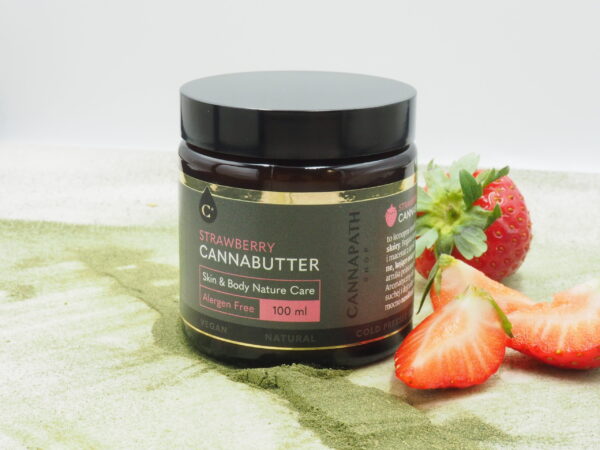 Strawberry Cannabutter – konopne masło do twarzy i ciała