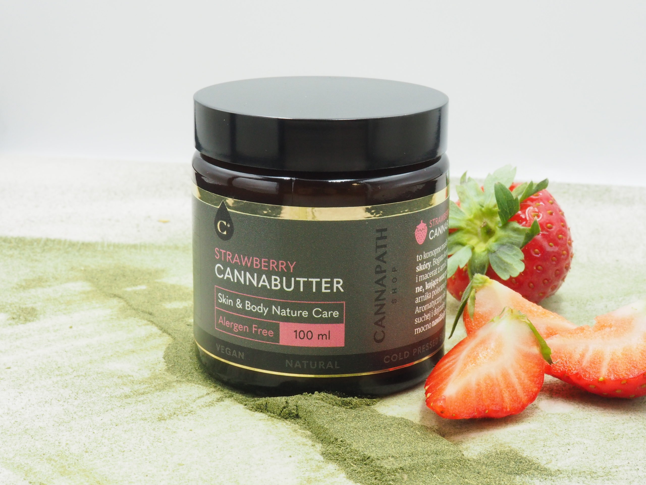 Strawberry Cannabutter – konopne masło do twarzy i ciała