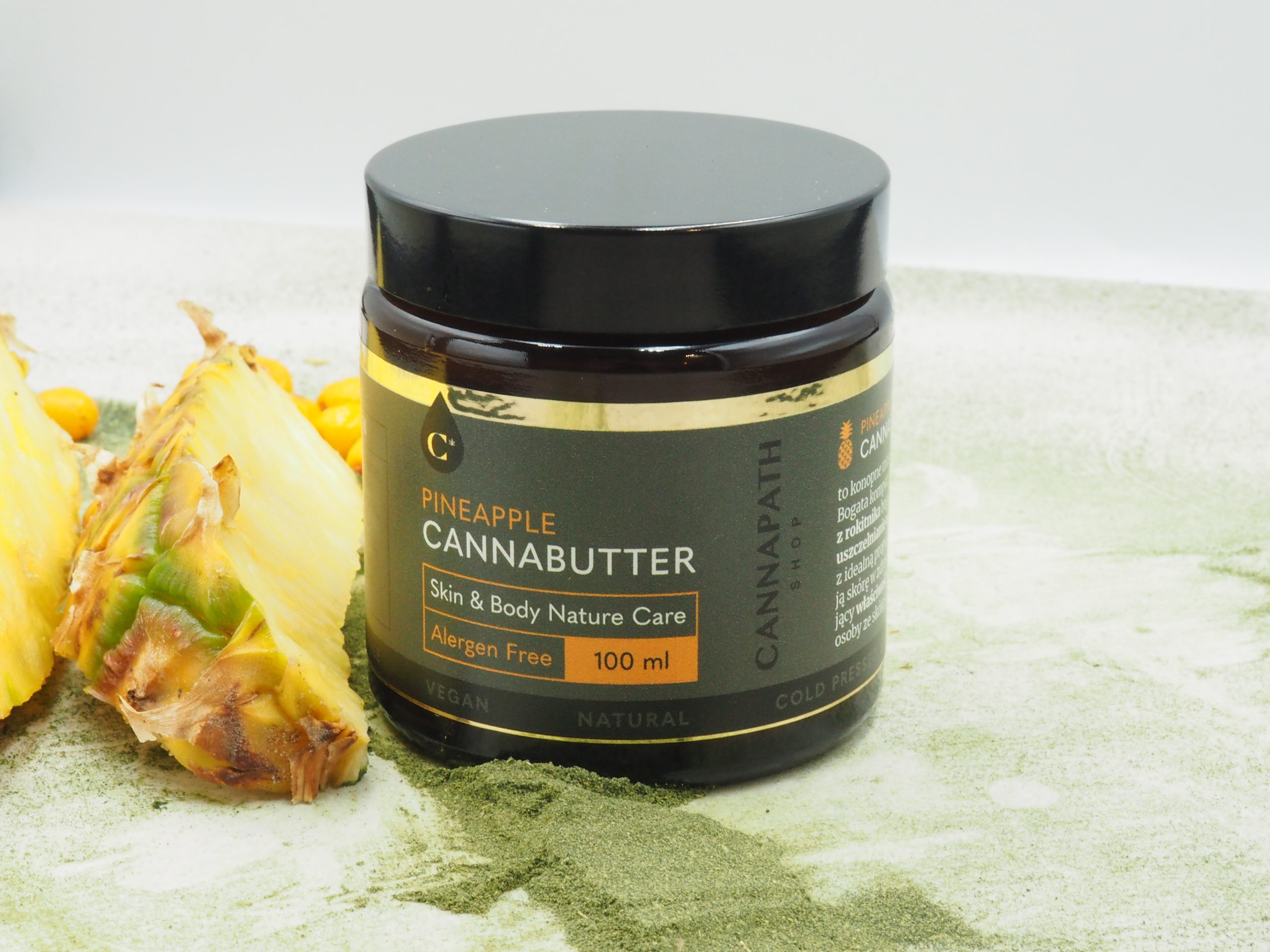 Pineapple Cannabutter – konopne masło do twarzy i ciała