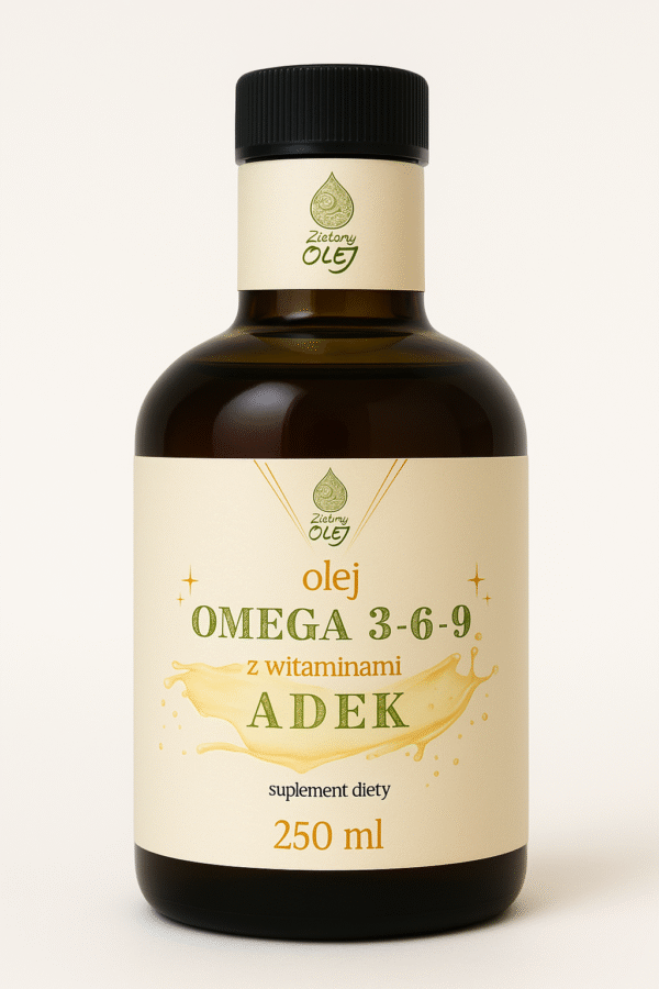 Olej Omega 3-6-9 z witaminami ADEK